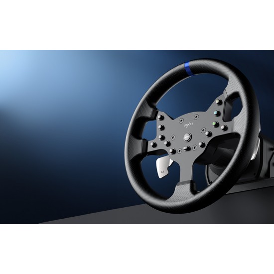 PXN Τιμονιέρα V99 (PC / PS3 / PS4 / XBOX ONE / SWITCH) (Μαύρο)
