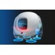 Catlink Έξυπνη Αυτοκαθαριζόμενη Αμμοδόχος BayMax Lite (Ανοιχτό Γκρι) CL-CA-03