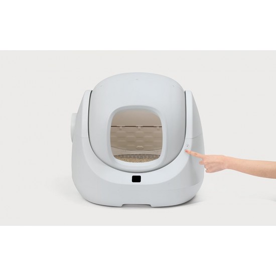 Catlink Έξυπνη Αυτοκαθαριζόμενη Αμμοδόχος BayMax Lite (Ανοιχτό Γκρι) CL-CA-03