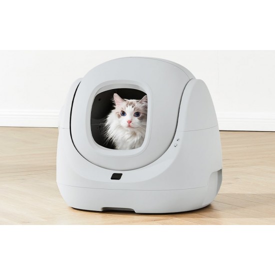 Catlink Έξυπνη Αυτοκαθαριζόμενη Αμμοδόχος BayMax Lite (Ανοιχτό Γκρι) CL-CA-03