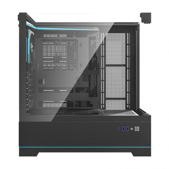 Darkflash DY450 PRO θήκη υπολογιστή (μαύρο) + 1 ανεμιστήρας