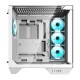 Darkflash DY470 θήκη υπολογιστή (λευκό) + 4 ανεμιστήρες