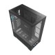 Darkflash DY451L PRO θήκη υπολογιστή με ανεμιστήρα (μαύρο)