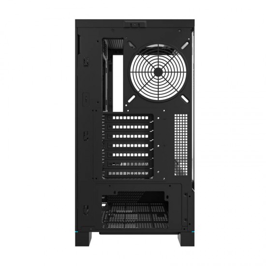 Darkflash DY451 κουτί υπολογιστή χωρίς ανεμιστήρες (μαύρο)
