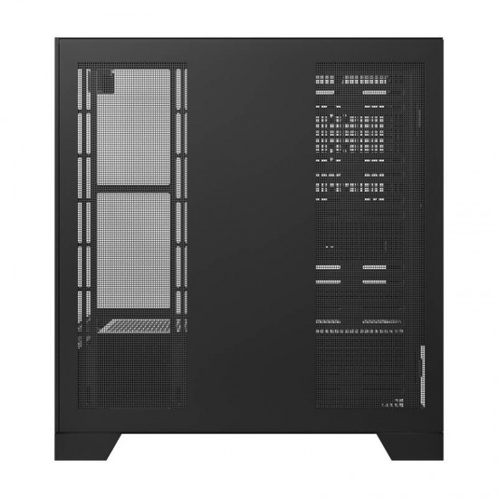 Darkflash DY450 θήκη υπολογιστή χωρίς ανεμιστήρες (μαύρο)