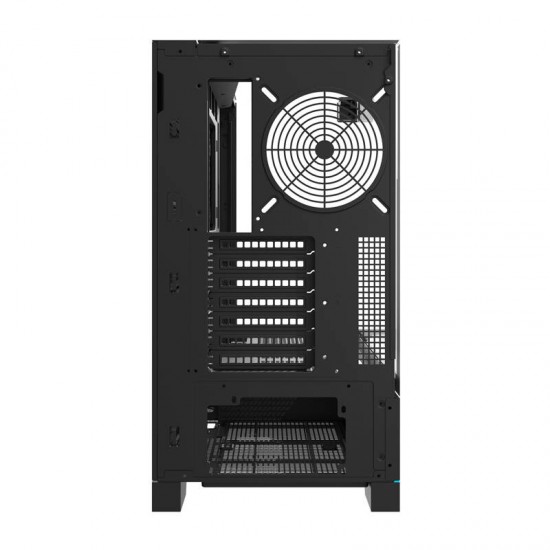 Darkflash DY450 θήκη υπολογιστή χωρίς ανεμιστήρες (μαύρο)