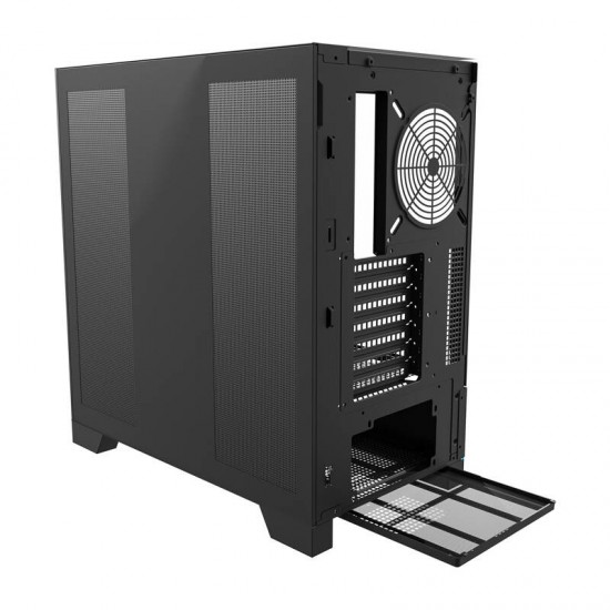 Darkflash DY450 θήκη υπολογιστή χωρίς ανεμιστήρες (μαύρο)