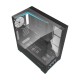 Darkflash DY450 θήκη υπολογιστή χωρίς ανεμιστήρες (μαύρο)
