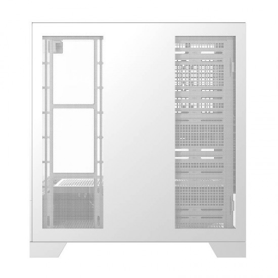 Darkflash DY450 θήκη υπολογιστή χωρίς ανεμιστήρες (λευκό)
