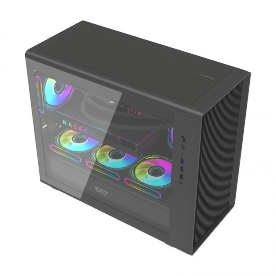 Darkflash DB460M θήκη υπολογιστή (μαύρο)