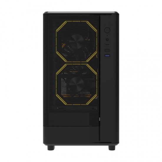 Darkflash DB330M Mesh θήκη υπολογιστή (μαύρο)