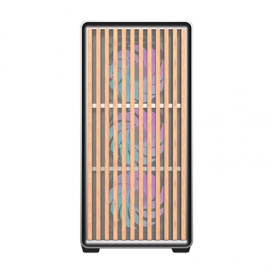 Darkflash DS900WD θήκη υπολογιστή (μαύρο) + 4 ανεμιστήρες