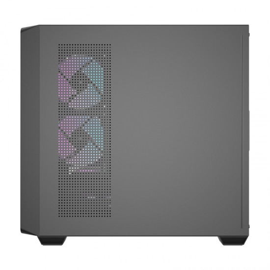 Darkflash DS900WD θήκη υπολογιστή (μαύρο) + 4 ανεμιστήρες