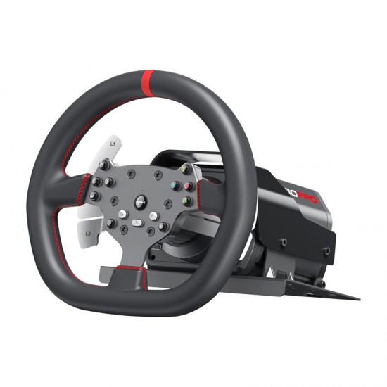 PXN-V10 Ultra gaming set - τιμόνι + πεντάλ + σφιγκτήρες + αξεσουάρ τοποθέτησης (PS4 / Xbox one / PC / Xbox Series X&S)