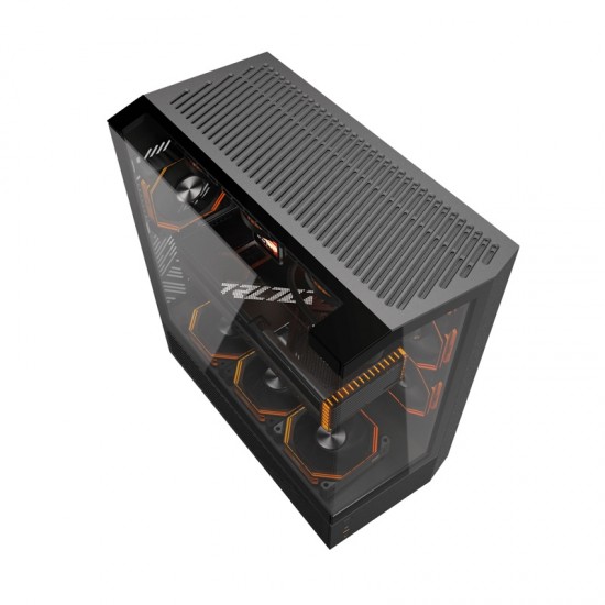 Darkflash DY460 θήκη υπολογιστή (Μαύρο) + 4 ανεμιστήρες ARGB