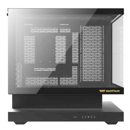 Θήκη υπολογιστή Darkflash F1 (Μαύρο) + 6 ανεμιστήρες ARGB