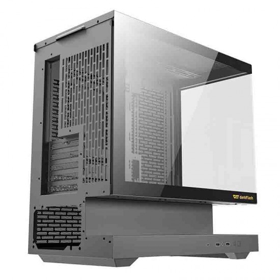 Θήκη υπολογιστή Darkflash F1 (Μαύρο) + 6 ανεμιστήρες ARGB
