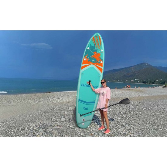 FunWater SUP paddleboard SUPFW70A 3,5m (τουρκουάζ)