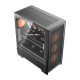 Θήκη υπολογιστή DarkFlash AIRNOVA (μαύρη) + 3 ανεμιστήρες