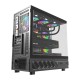 Θήκη υπολογιστή DarkFlash DS950V με οθόνη (μαύρη) + 6 ανεμιστήρες
