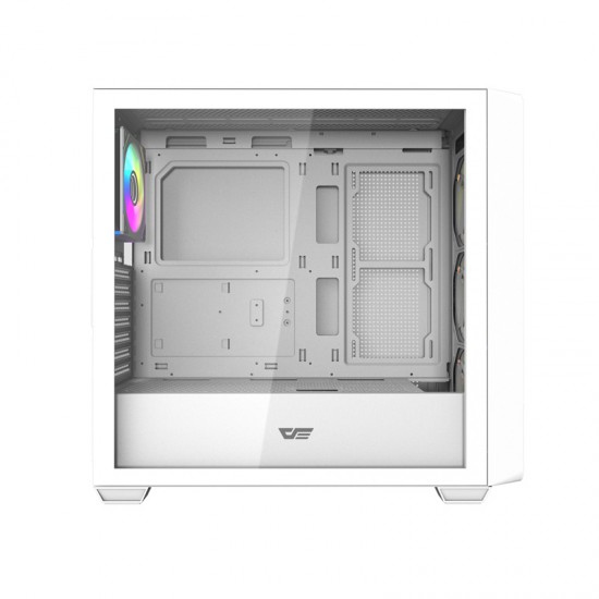 Darkflash DS900WD ATX περίπτωση υπολογιστή (Λευκό) + 4 ανεμιστήρες