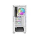 Darkflash DS900WD ATX περίπτωση υπολογιστή (Λευκό) + 4 ανεμιστήρες