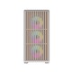 Darkflash DS900WD ATX περίπτωση υπολογιστή (Λευκό) + 4 ανεμιστήρες