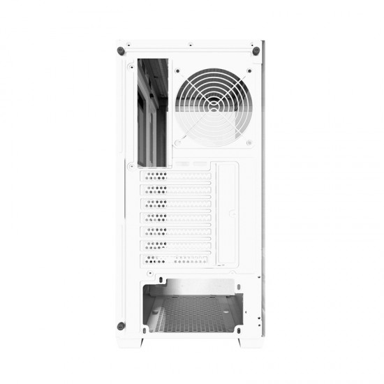 Darkflash DS900W θήκη υπολογιστή χωρίς ανεμιστήρες (Λευκό)