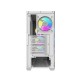 Darkflash DS900WS θήκη υπολογιστή (Λευκό) + 4 ανεμιστήρες ARGB