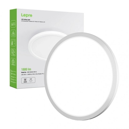 Lepro 1500038 Φωτιστικό οροφής, 18 W, 1800 lm