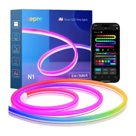 Lepro N1 Λωρίδα LED Νέον 3 m