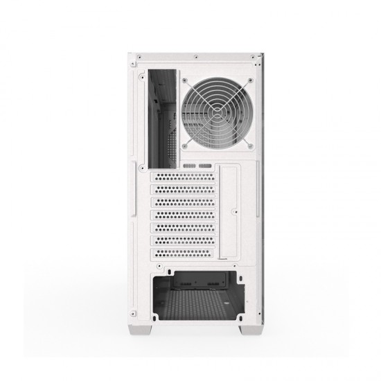 Darkflash DS900 Mesh computer case χωρίς ανεμιστήρες (Λευκό)