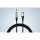 Cable VFAN L05 Lightning to mini jack 3.5mm AUX, 1m (gray)
