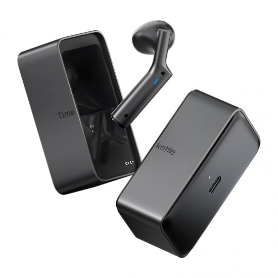 Ακουστικά TimeKettle W4 Plus TWS με λειτουργία μετάφρασης (Μαύρα)
