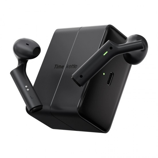 Ακουστικά TimeKettle W4 Plus TWS με λειτουργία μετάφρασης (Μαύρα)