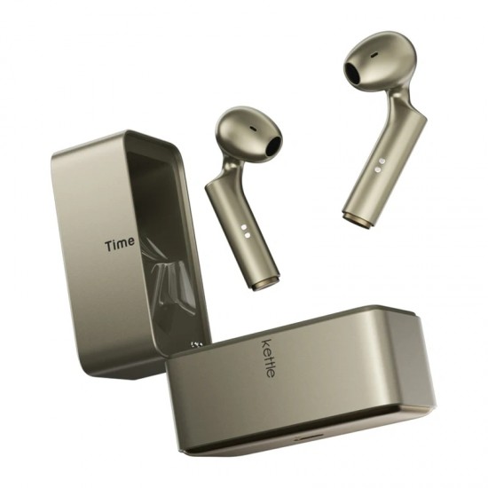 Ακουστικά TimeKettle W4 Plus TWS με λειτουργία μετάφρασης (Χρυσό)