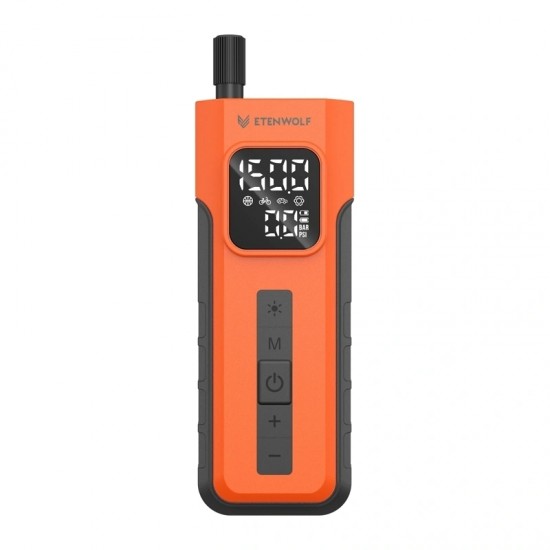 Αυτοκινήτου αεροσυμπιεστής Etenwolf C2, 10,34 bar, 4000 mAh