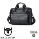 Bull Captain® Δερμάτινος χαρτοφύλακας 9,3LT GWB-046 Μαύρος