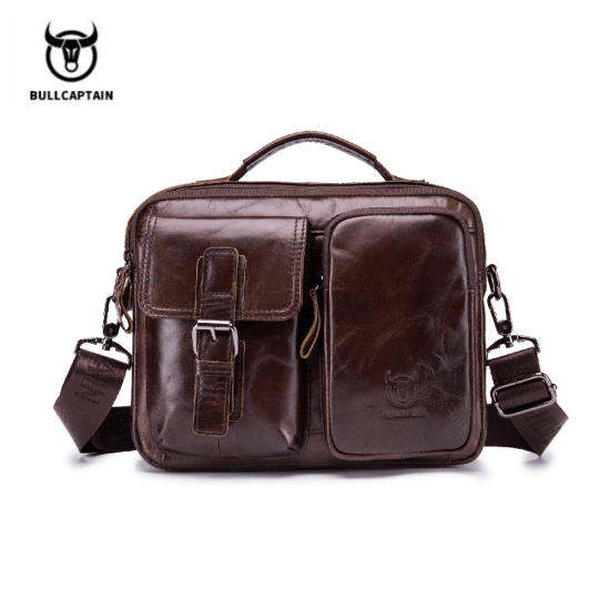 Bull Captain® Δερμάτινος χαρτοφύλακας 19,0LT DJB-036 Καφέ