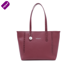 Pierre Loues® Γυναικεία Τσάντα Shopper χειρός 15,0LT 914-105 μπορντό
