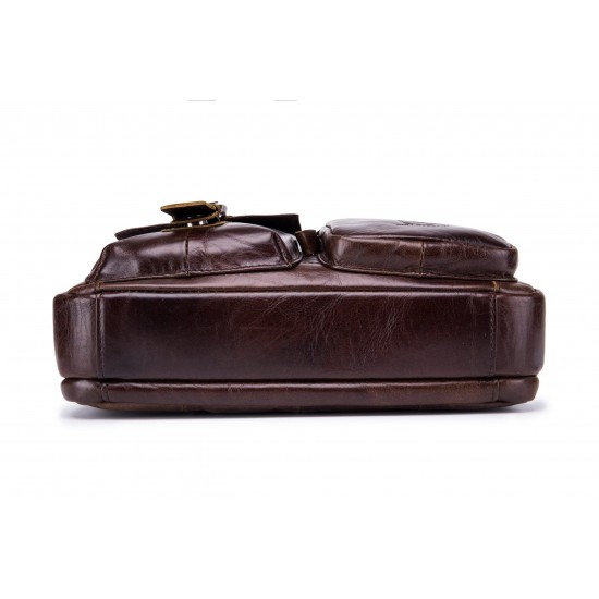 Bull Captain® Δερμάτινος χαρτοφύλακας 19,0LT DJB-036 Καφέ