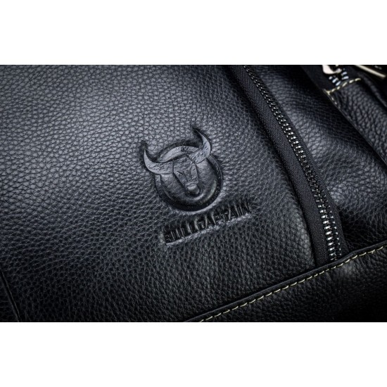 Bull Captain® Δερμάτινος χαρτοφύλακας 19,0LT GWB-047 Μαύρος