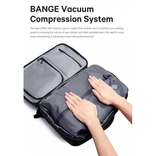 Bange® Σακίδιο Πλάτης Vacuum 17,3” 36LT 3028 Μαύρο