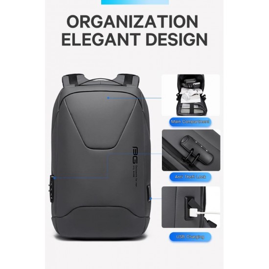 Bange® Σακίδιο πλάτης 21LT Laptop 15,6” 22188 Μαύρο