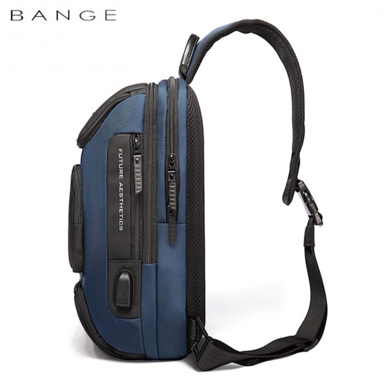 Bange® Τσαντάκι ώμου χιαστί 9LT 7086 Μπλέ