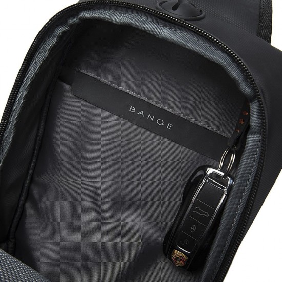 Bange® Τσαντάκι ώμου χιαστί 7,4LT 7210 Μαύρο
