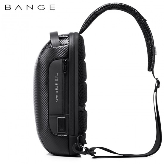 Bange® Τσαντάκι ώμου χιαστί 6LT 22085 PLUS Μαύρο