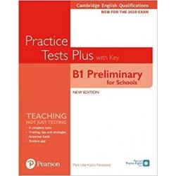 PET FOR SCHOOLS PRACTICE TESTS PLUS FOR 2020 EXAMS SB WITH KEY