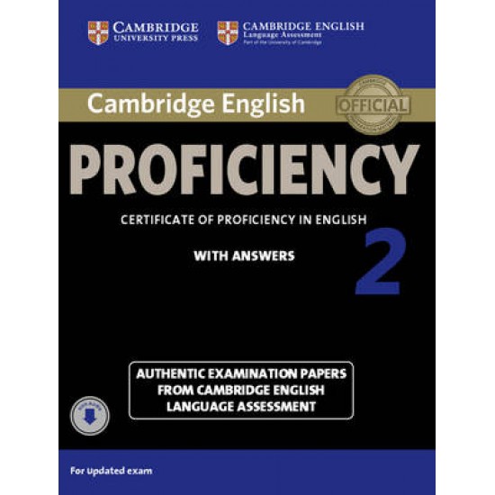 CAMBRIDGE ENGLISH PROFICIENCY FOR UPDATED EXAM 2 SELF STUDY PACK (+ ON LINE AUDIO)