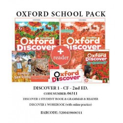 DISCOVER 1 (2ND) PACK CF (SB + WB + GRAMMAR + READERS: CAMOUFLAGE / CAN YOU SEE THE LIONS ) - 06311